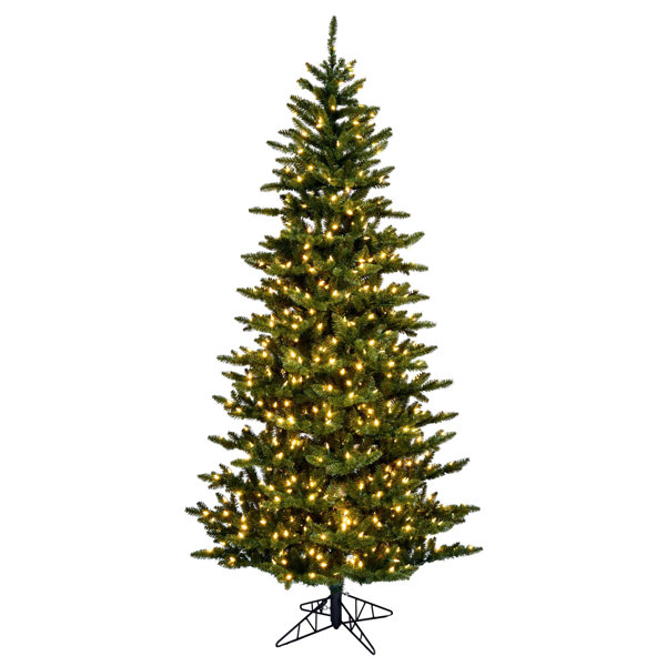 The Holiday Aisle® Natural Fraser Fir Slim Artificial Christmas Tree